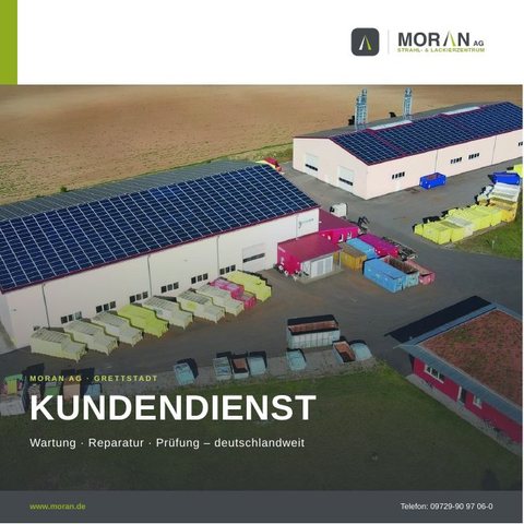 Kundendienst – Reparaturen & DGUV-Prüfung | Moran AG flyer kundendienst moran ag cover - Kundendienst – Reparaturen & DGUV-Prüfung | Moran AG