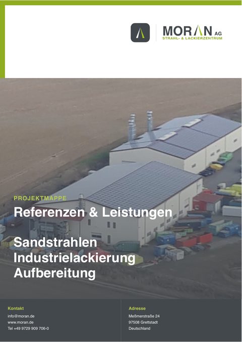 Moran AG – Presscontainer, Sandstrahlen & Industrieservice aus einer Hand projektmappe moran ag 2026 cover - Moran AG – Presscontainer, Sandstrahlen & Industrieservice aus einer Hand